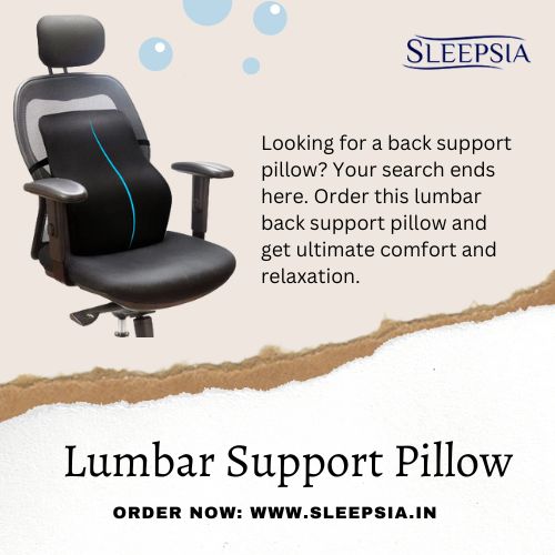 pillow for lumbar support